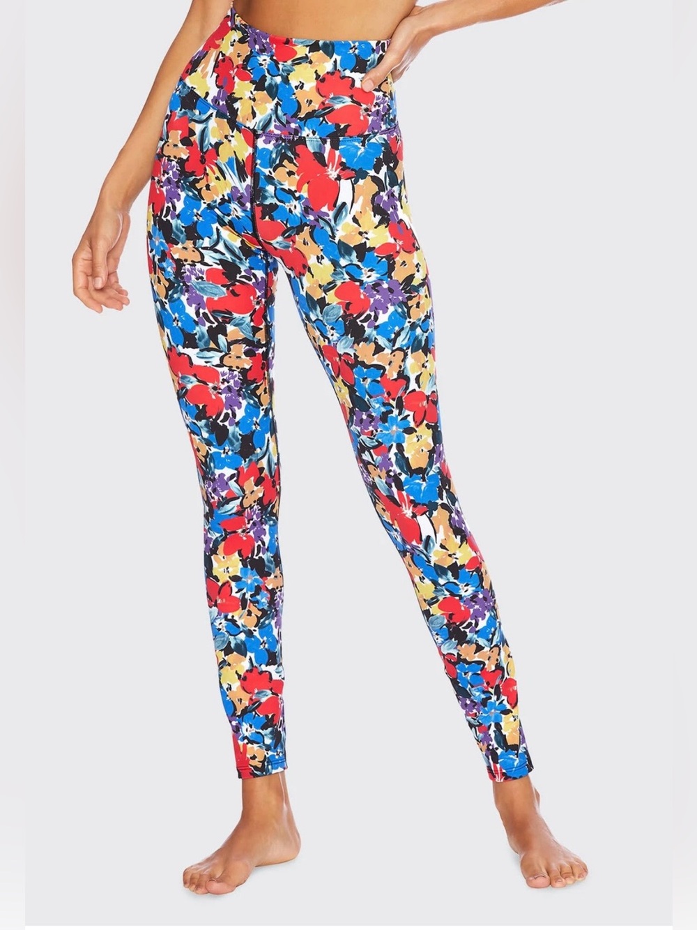 Beach Riot Multicolor Floral High-Waist Leggings